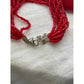 Genuine Salmon red Coral necklace hand knotted Beads and natural coral stones