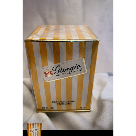 Giorgio Beverly Hills Extraordinary Perfume Vintage 1/4 oz. Sealed in box